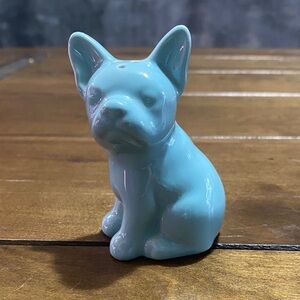 Single Ceramic French Bulldog salt or pepper shaker